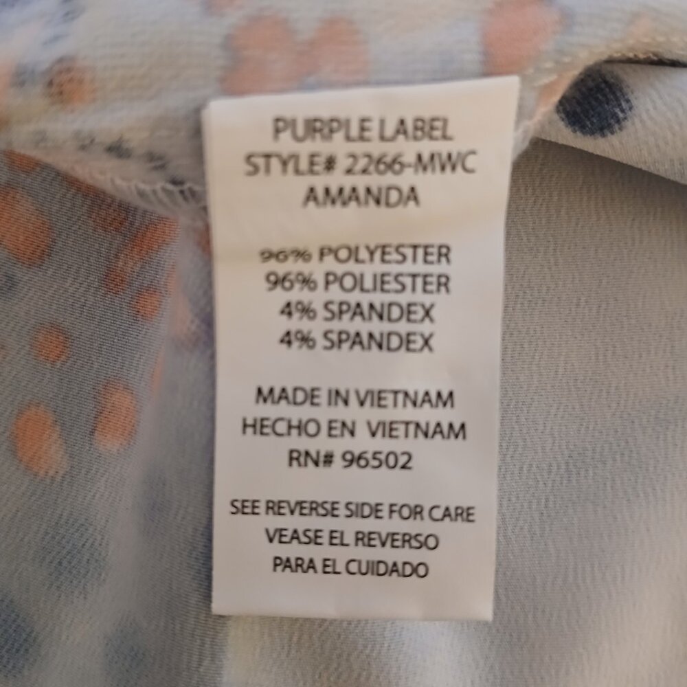 Healing Hands Medallion Print Scrub Top - Picture 5 of 7